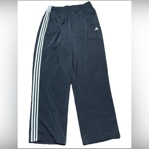 adidas Sweatpants Men's 2XL Black White Stripes Joggers